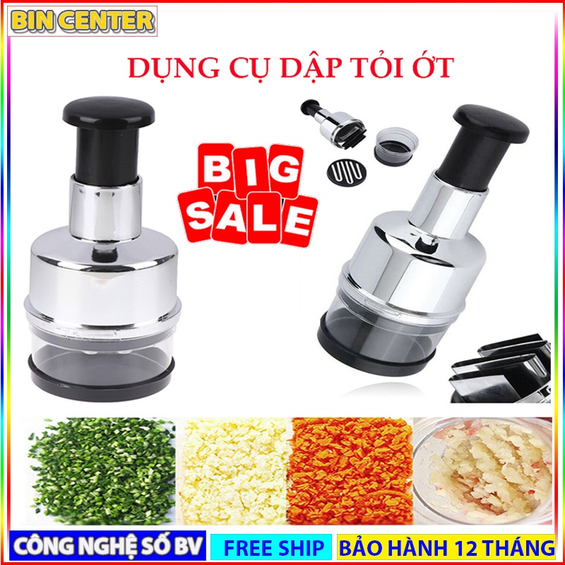 Dụng Cụ Dập Hành Tỏi Bằng Tay Cán Dài Siêu Tiện Dụng - Công Nghệ Số BV