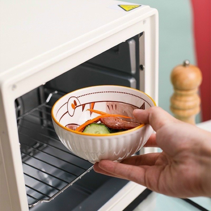 Bộ 6 chén 6 đũa hình thú dễ thương hoa văn