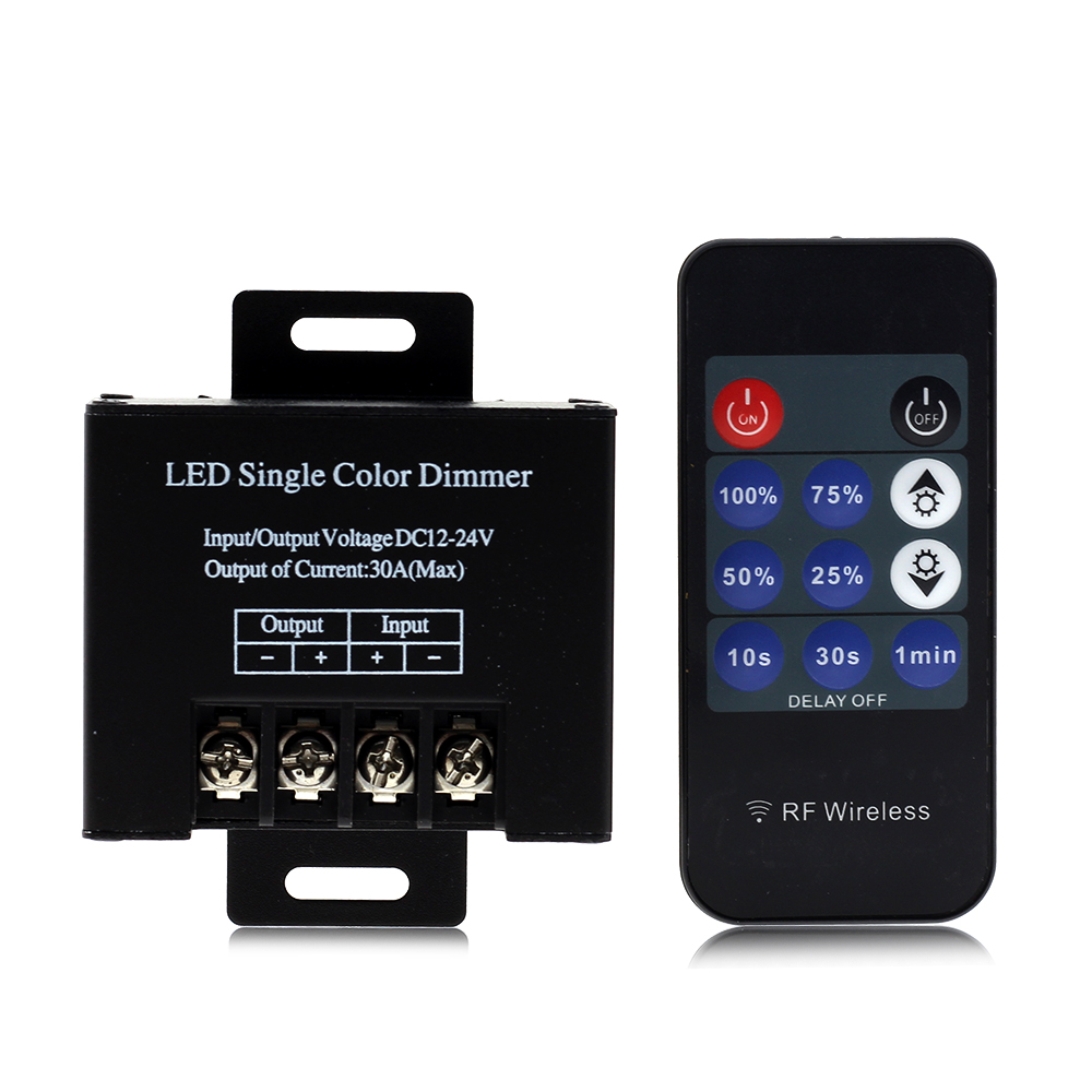 Bộ công tắc điều khiển độ sáng đèn led 11 phím tiện dụng rf 12v 24v