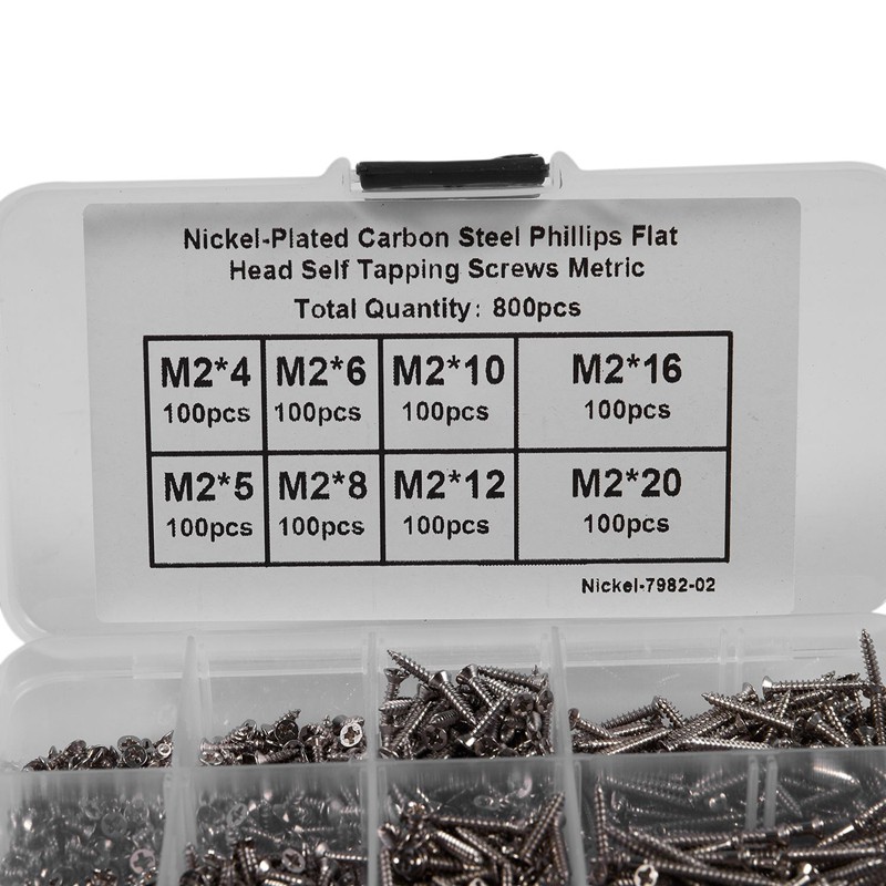 Set 800 ốc vít M2 dùng để chế biến gỗ tiện dụng tự làm