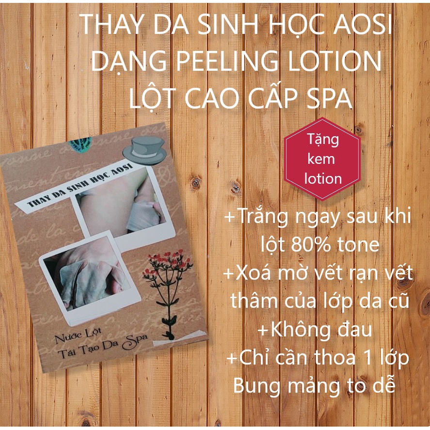 (TẶNG KEM BODY ) AOSI Thay da sinh học spa peeling bật tone 80% sau khi lột- tái tạo da mới -gel peeling DÀNH CHO NAM