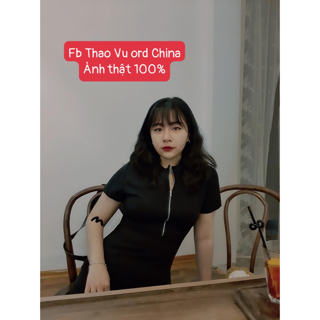 Váy Khóa Ngực 2 Kiểu Ngắn Tay & Dài Tay ⚡️ẢNH THẬT⚡️ Váy Đầm Cotton, Đuôi Cá | BigBuy360 - bigbuy360.vn