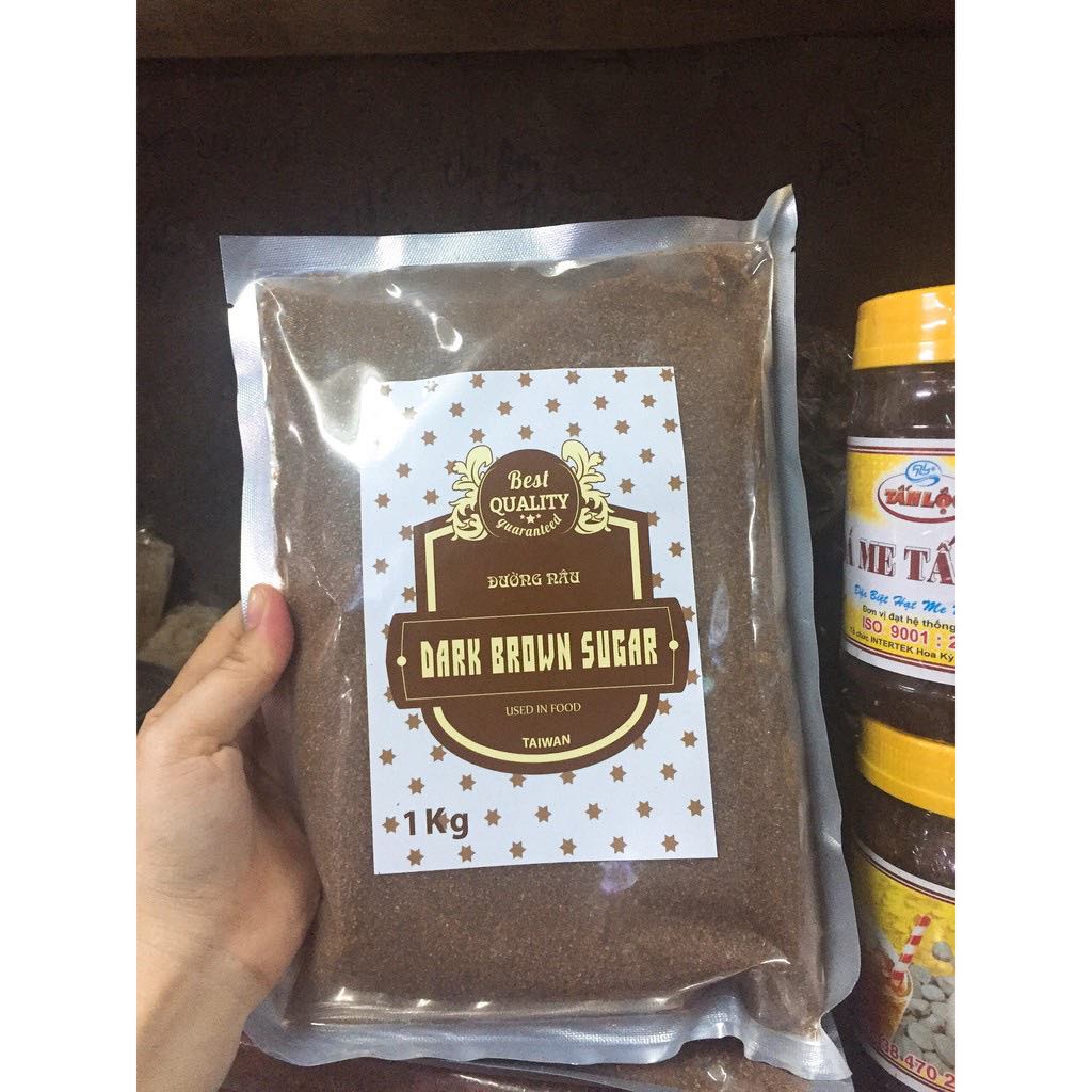 Đường Đen Đài Loan làm sữa tươi trân châu đường đen Gói 1kg