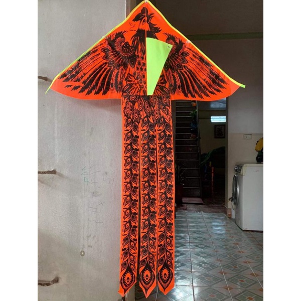 Diều phượng hoàng 3 đuôi ,diều na tra 3 đuôi nhiều màu sắc tặng kèm dây - Meowstore