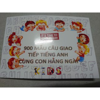 900 Mẫu câu giao tiếp tiếng anh cùng con (Lazer)