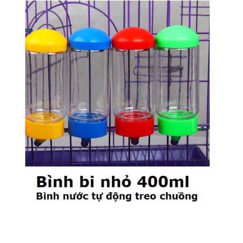 Bình nước cho chó mèoBình nước tự động gắn chuồng 400mlFamilyPetshop.vn