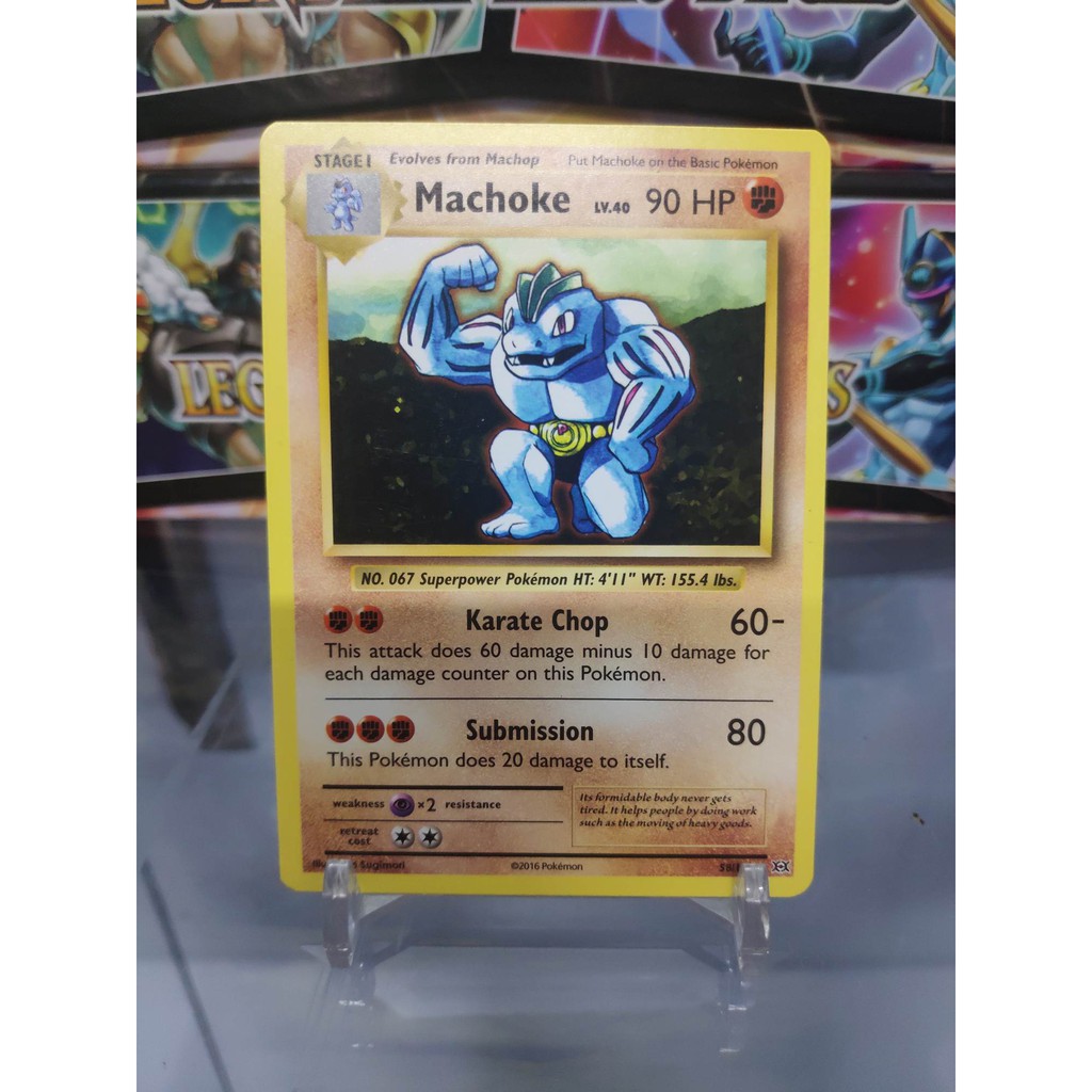 [ Dưa Hấu Yugioh ] Lá bài thẻ bài Pokemon Machoke
