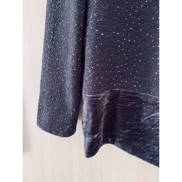 Áo nỉ phối nhung JESSICA HOWARD