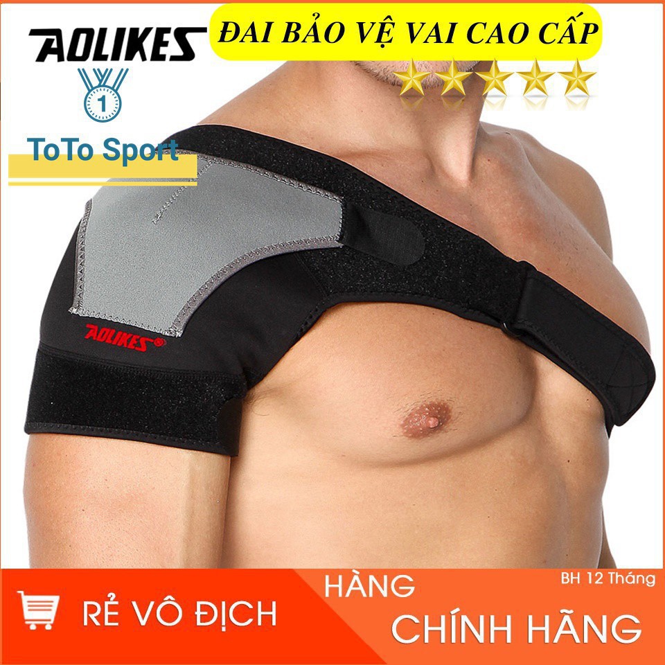 Đai Bảo Vệ Khớp Vai Tránh Chấn Thương Aolikes Chính Hãng AL1697 chinhhang