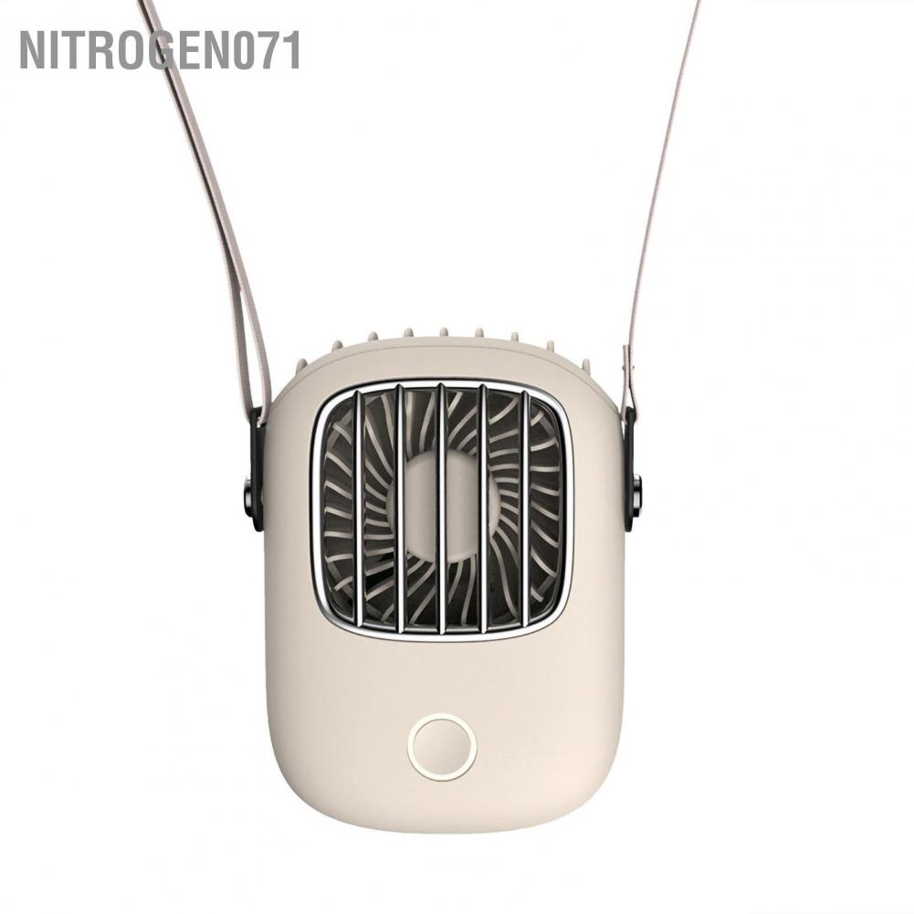❤️ Nitrogen071 Quạt làm mát cổ treo USB Vòng di động có thể sạc lại Máy không khí thao ngoài trời