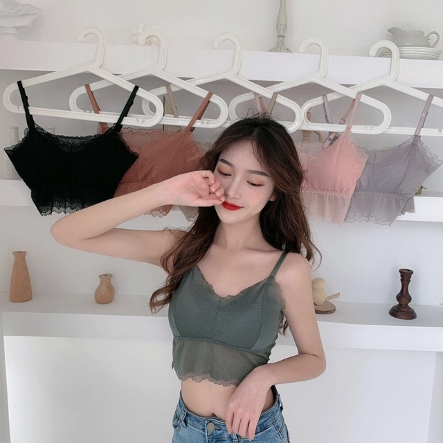 Áo Bra Công Chúa Cao Cấp Dáng Lửng 1808