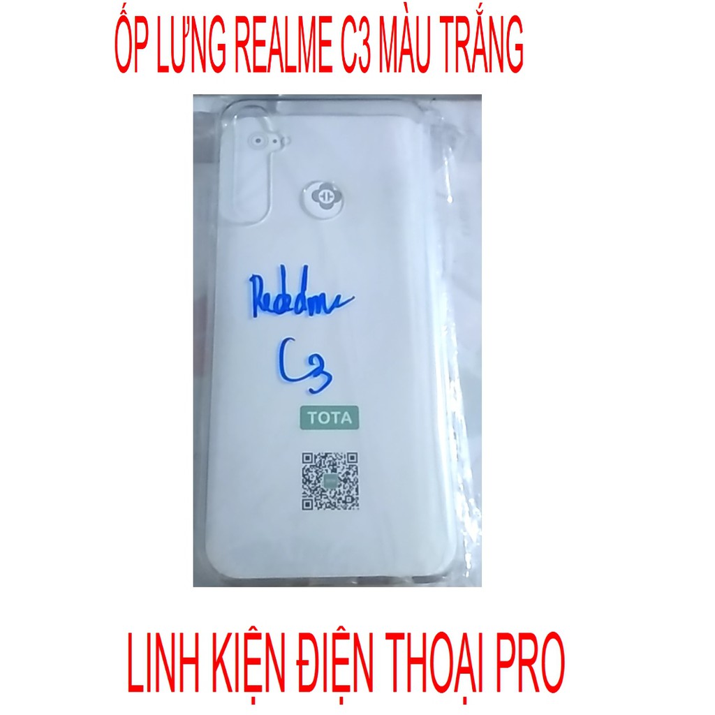 ỐP LƯNG REALME C3  SILICON TRONG DẺO KHÔNG Ố MÀU