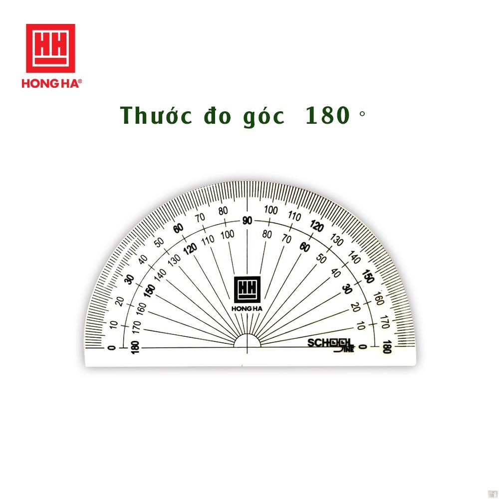 Bộ eke nhựa 4 sản phẩm - Hồng Hà  - Hồng Hà