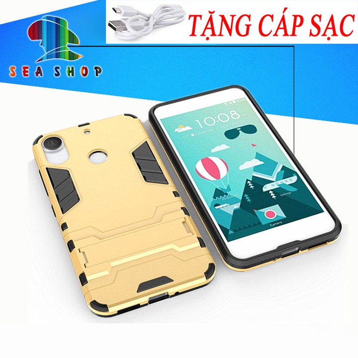 [TẶNG CÁP SẠC] Ốp HTC Desire 10 Pro chống sốc IRON MAN [SEASHOP]