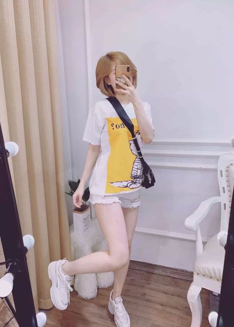 [ Sale Sốc _Hàng tag mác xịn] Áo phông who? nữ giấu quần , chất cotton 100% | BigBuy360 - bigbuy360.vn