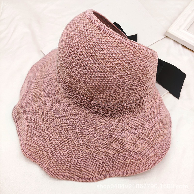 Mũ nón cói đi biển hở chóp vành rộng dành cho nữ Jeli shop