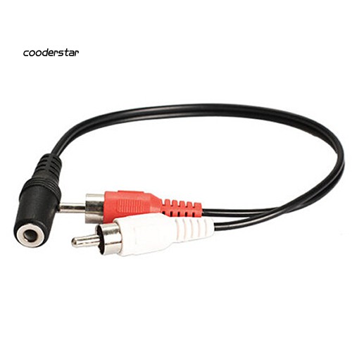 Cáp chuyển đổi âm thanh cổng cắm 3.5mm sang 2 jack cắm RCA chất lượng cao