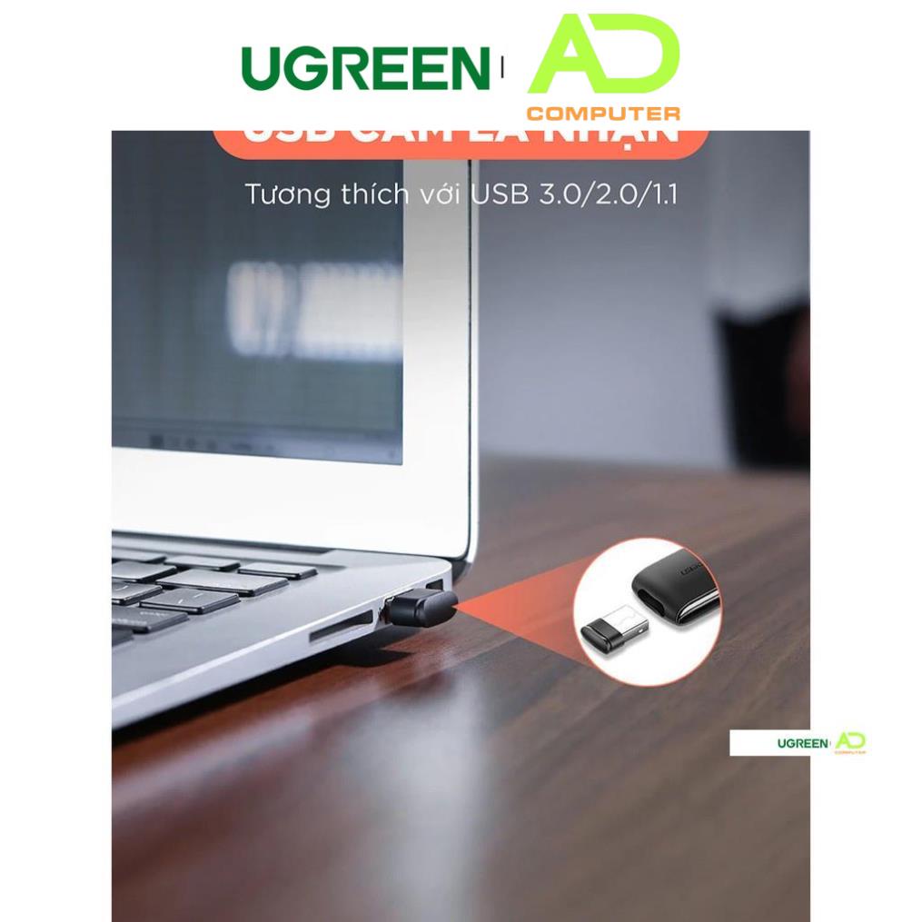 Bút trình chiếu PowerPoint Laser hãng UGREEN LP180 60327 không dây điều khiển từ xa 100m (sử dụng pin AAA)
