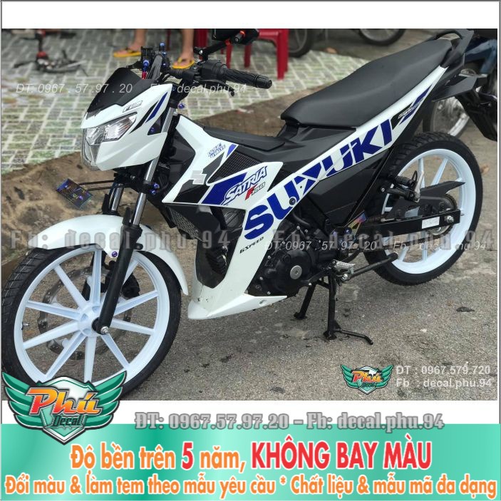 Tem rời Satrai Trắng Xanh cover UV (X) -1
