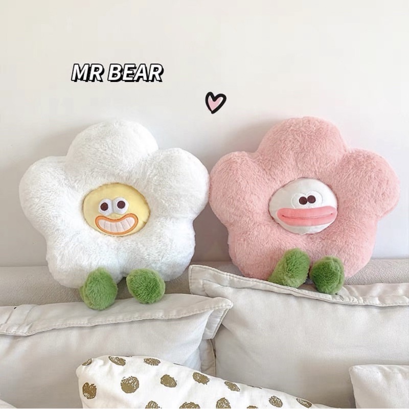 GẤU BÔNG HOA RẠNG RỠ MÔI TỀU XINH XẮN