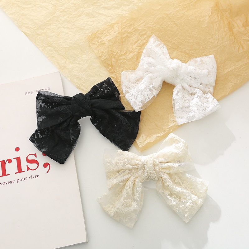 Kẹp Tóc Hình Ngôi Sao / Nơ Xinh Xắn Phong Cách Hàn Quốc