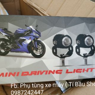Đèn LED BI MINI 2 CHẾ ĐỘ - 1 cặp ( cos vàng pha trắng)