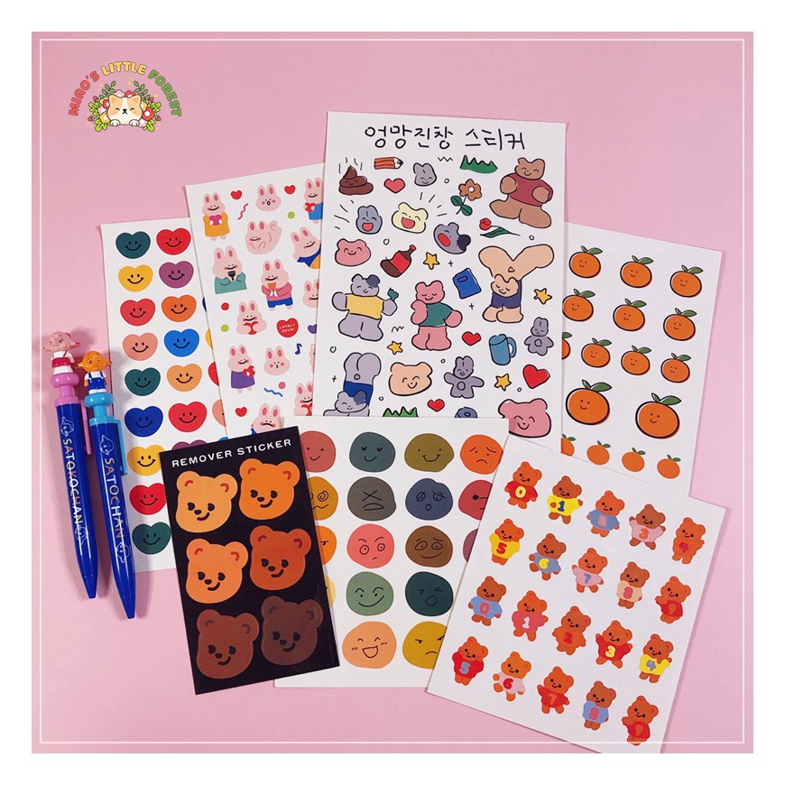 STICKER GẤU THỎ | MST261