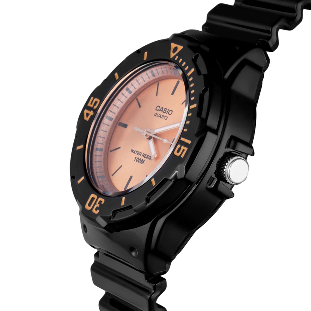 Đồng Hồ Nữ Casio LRW-200H-9E2V Dây Nhựa Màu Đen - Mặt Số Hình Ánh Nắng