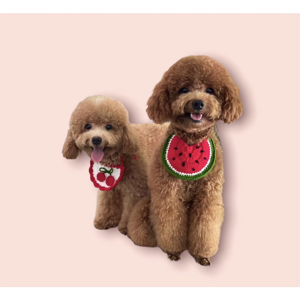 Vòng cổ len handmade cho CHÓ/MÈO