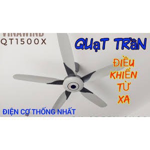 [QT1500X] [GIAN HÀNG UY TÍN] [HÀNG CHÍNH HÃNG]  Quạt trần Vinawind QT1500X (có điều khiển từ xa)