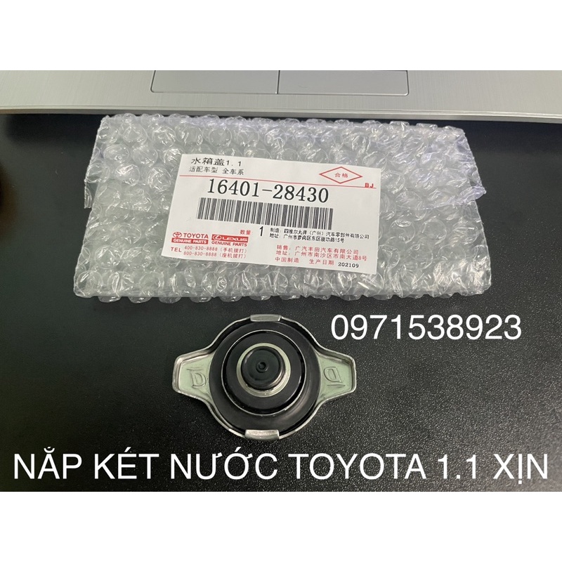 NẮP KÉT NƯỚC TOYOTA XỊN CHÍNH HÃNG 16401-28430