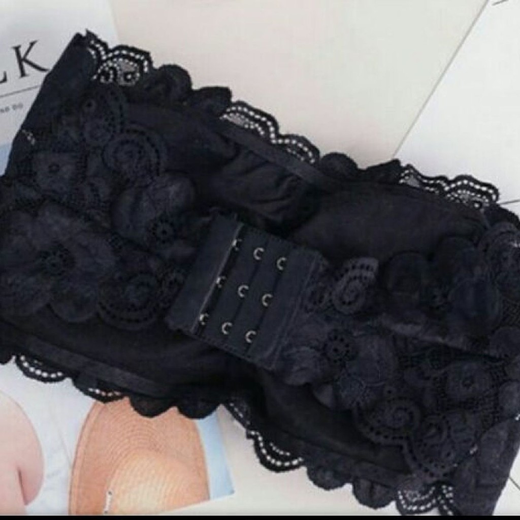 Áo ống Ren Ôm body Laca Store H16-1, áo bra quây ngực vải ren mịn