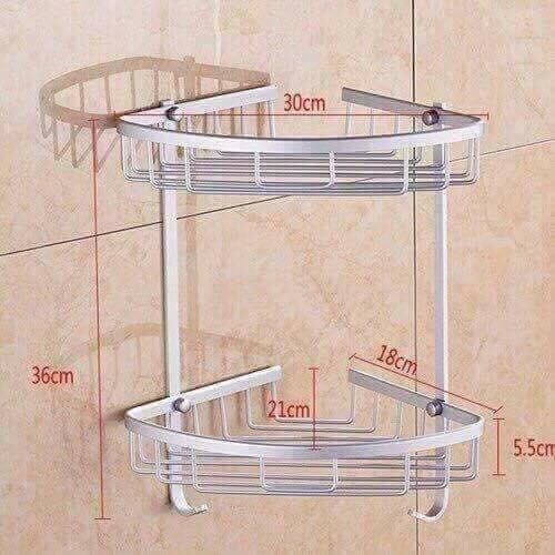 KỆ HỢP KIM NHÔM 2 TẦNG TIỆN ÍCH