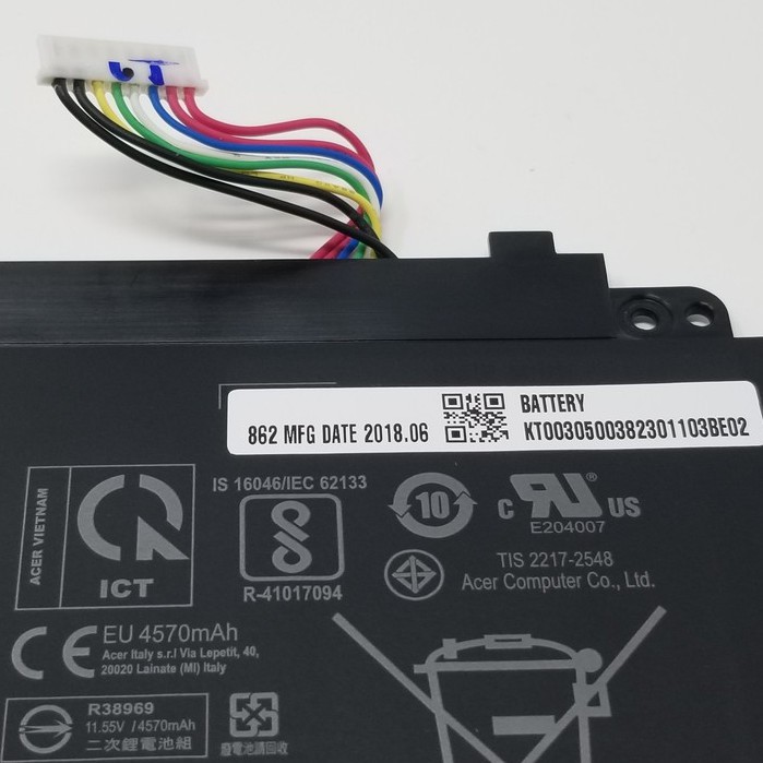 (BATTERY) PIN LAPTOP ACER SF514-51 (AP15O5L) (ZIN) - 3 CELL dùng cho Aspire S5-371, SPIN SP513-52, Swift SF114-32