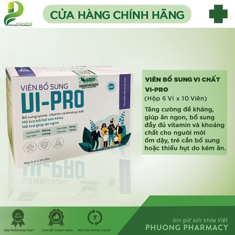 VIÊN BỔ SUNG VI CHẤT VI PRO