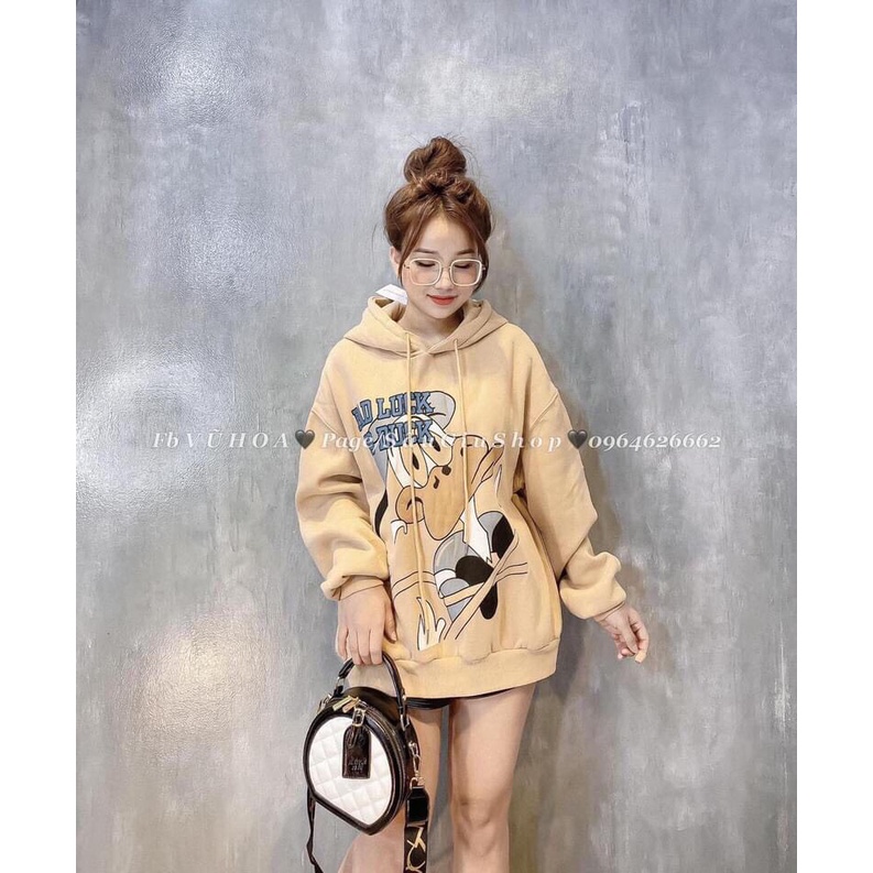 Siêu phẩm ÁO KHOÁC HOODIE NỈ VỊT BAD LUCK . Chất nỉ sịn chuẩn (Trong lót lông nhẹ siêu ấm Hàng mới xuất khẩu | BigBuy360 - bigbuy360.vn