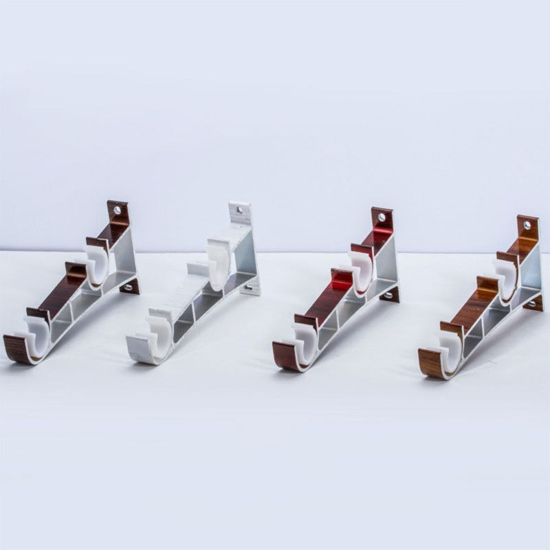 Set 2 Giá Treo Rèm Cửa Đôi Bằng Kim Loại Tiện Dụng