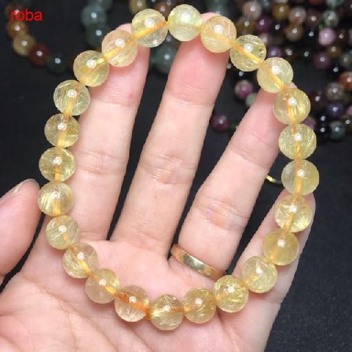 Vòng tay tóc vàng 8li