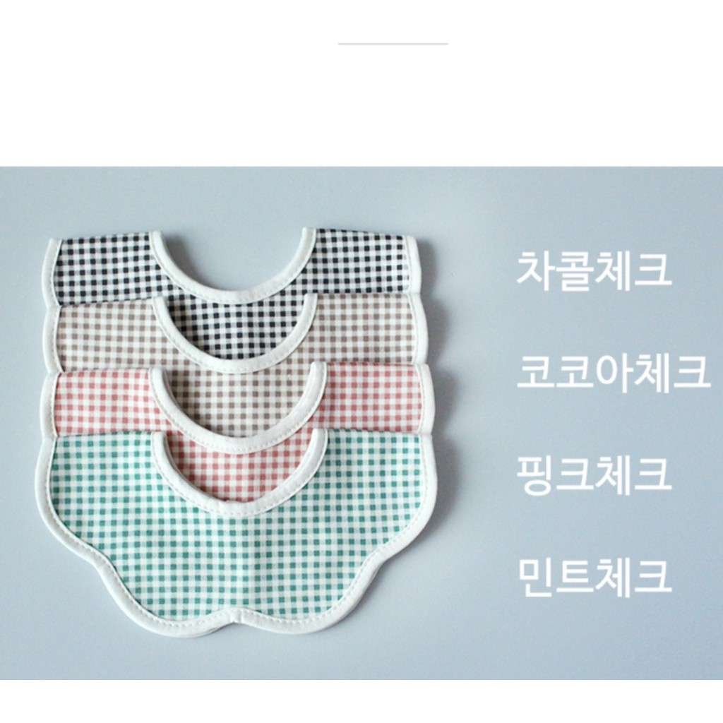 Yếm cổ tròn cao cấp cho bé, yếm Hàn Quốc Blossom cho bé 0-36m giá rẻ tại HCM