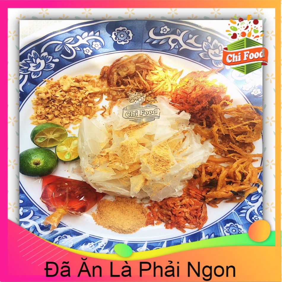 Bánh Tráng Phơi Sương Muối Nhuyễn Sate Tắc Zip 130GR! Topping Tự Chọn! Cam Kết Chuẩn Vị Tây Ninh! Bánh Tráng Chi Food