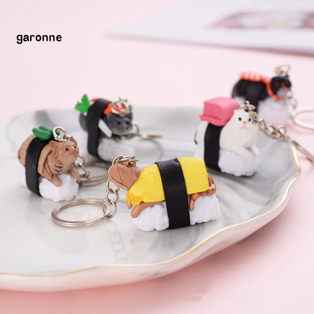 Móc khóa hình thức ăn sushi độc đáo