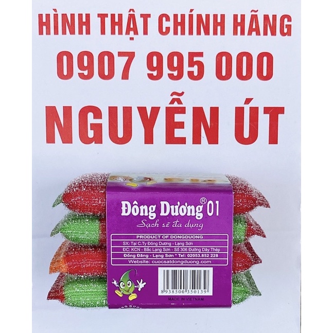 mút rữa chén lốc 4 miếng