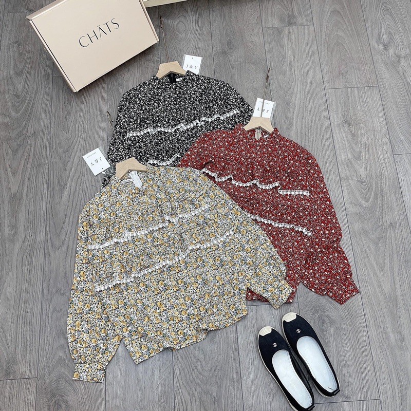 SIÊU PHẨM ÁO VOAN HOA NHÍ BÈO