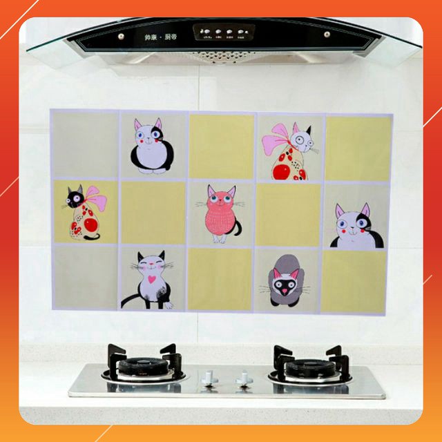 Tấm Dán Bếp Cách Nhiệt_Chống Dầu Mở Cao Cấp