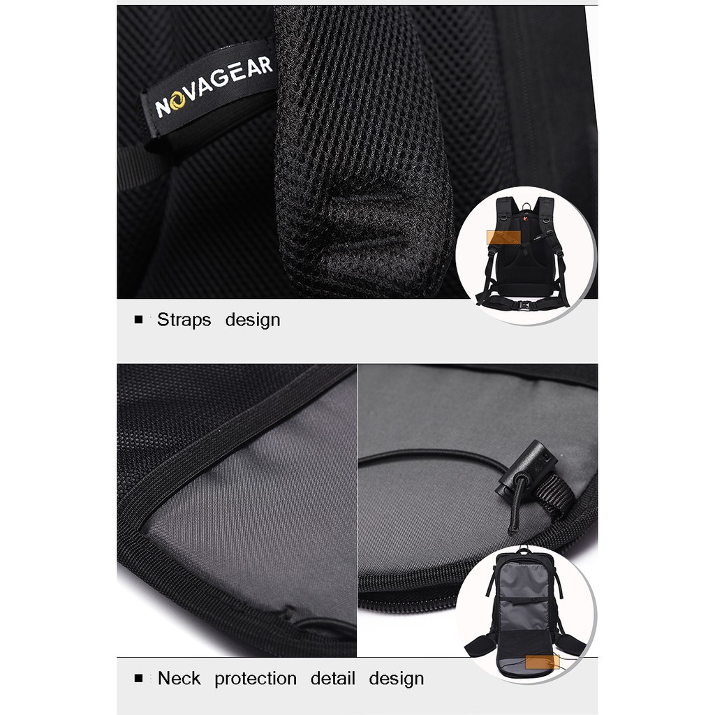 Balo máy ảnh Novagear Flipside 500 size lớn