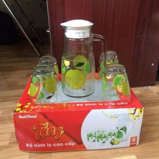 Bộ bình ly thủy tinh