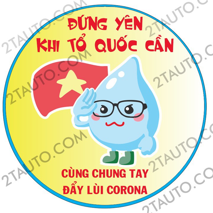 LOGO CHUNG TAY ĐẨY LÙI DỊCH BỆNH VIRUS CORONA COVID 19: SKU:CHONGCORONA