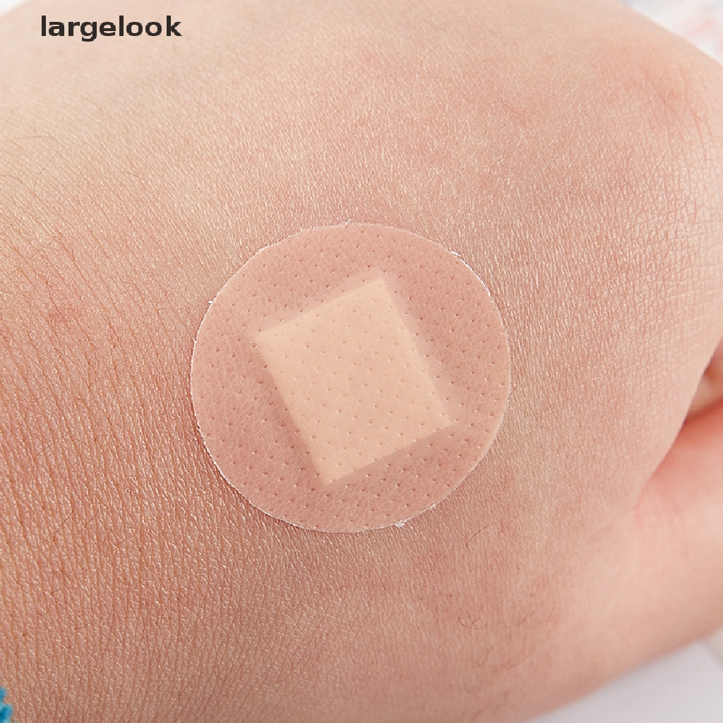 [Hàng mới về] Set 50 băng keo y tế hình tròn chống thấm nước tiện lợi dành cho vết thương vết bỏng