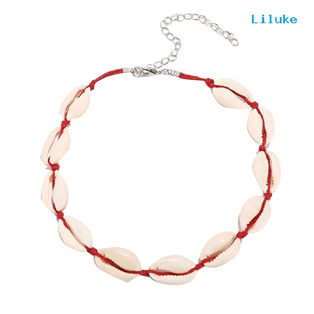 Vòng Cổ Choker Phối Hạt Và Vỏ Sò Thời Trang Cá Tính Cho Nữ