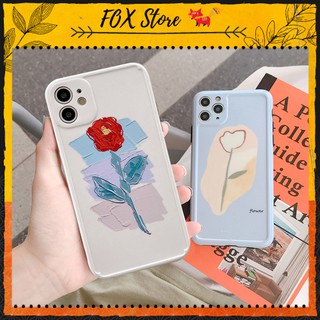 Ốp lưng IMD new Hoa hồng Sơn Dầu - Ốp iphone 6/6s/6plus/6splus/7/8/7plus/8plus/x/xs/xsmax/11/11promax - Fox Store